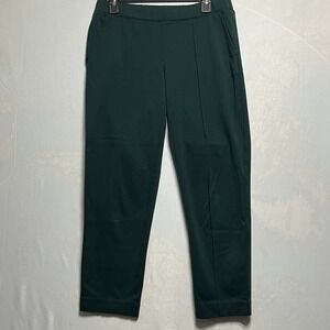 J. Crew Women's Pants Pintuck Sweat Pants Size M Forest Green